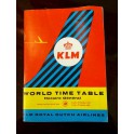 KLM World Time Table 1963