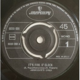 Aphrodite's Child – It's Five O' Clock / Funky Mary (EP)