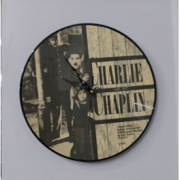 Charlie Chaplin 1889 -1977 Picture Disc Wall Clock