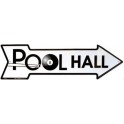 Pool Hall Tin Sign 