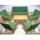 Danish Style Sixties 5 Piece Suite ( Sofa, 2 Armchairs & 2 Chairs))