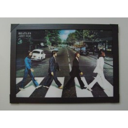 The Beatles Abbey Road 3D Poster with Frame