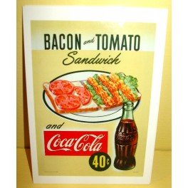 Coca-Cola Bacon & Tomato Postcard