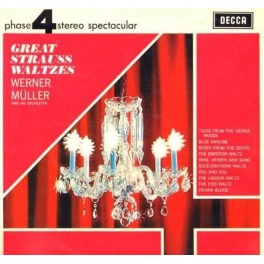 Werner Müller And His Orchestra – Great Strauss Waltzes (LP)
